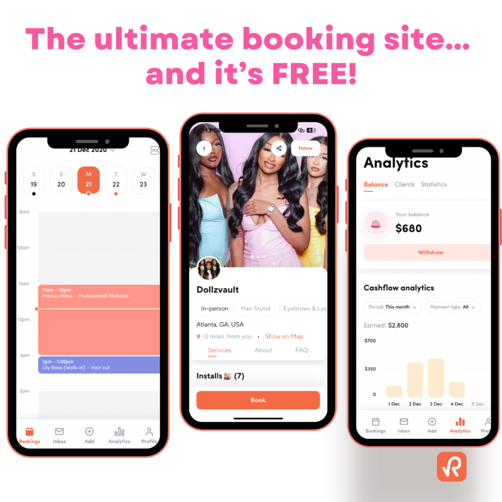 The ultimate booking site and it's free!
