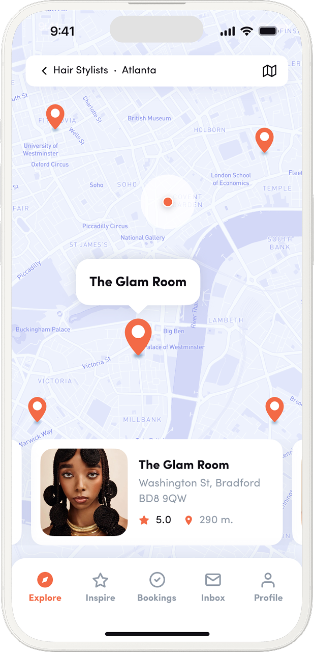 Mobile salon scheduling software